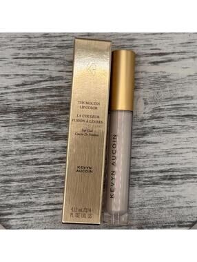 Kevyn Aucoin The Molten Lip Color Lip Gloss Top Coat CYBER OPAL Full Size BNIB